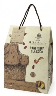 BORSARI PANETTONE SHOPPER KG.1 CLASSICO